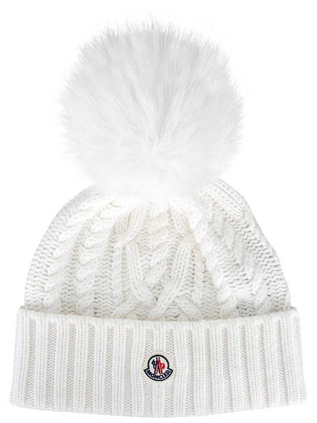 Pom Wool Cashmere Beanie 3B00029 M4506 002 - MONCLER - BALAAN 2