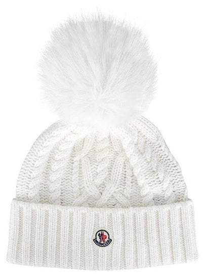 Pom Wool Cashmere Beanie 3B00029 M4506 002 - MONCLER - BALAAN 2