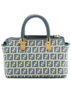 FF Small Fabric Tote Bag Blue - FENDI - BALAAN 4