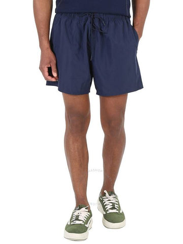 Lacoste Men's Navy Blue / Green Light Quick-Dry Swim Shorts, Size Medium - LACOSTE - BALAAN 1