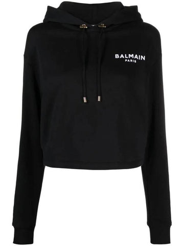 Balmain Flocked Hoodie Clothing - BALMAIN - BALAAN 1