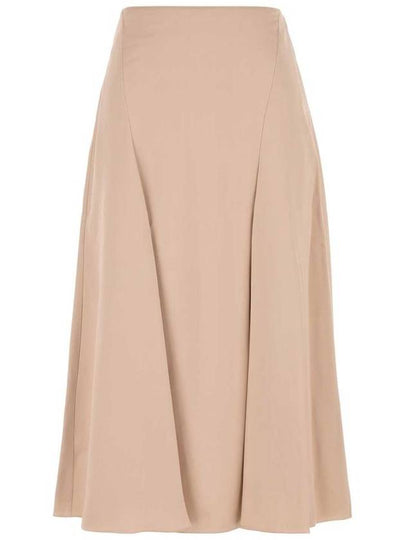 Silk A-Line Skirt Gold - FENDI - BALAAN 2