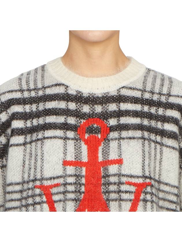 23 fw Tartan Check Wool Blend Jumper KW1006YN0222903 B0030449784 - JW ANDERSON - BALAAN 9