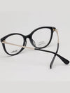 Glasses frame MM5027F 001 round horn rim Asian fit - MAX MARA - BALAAN 4