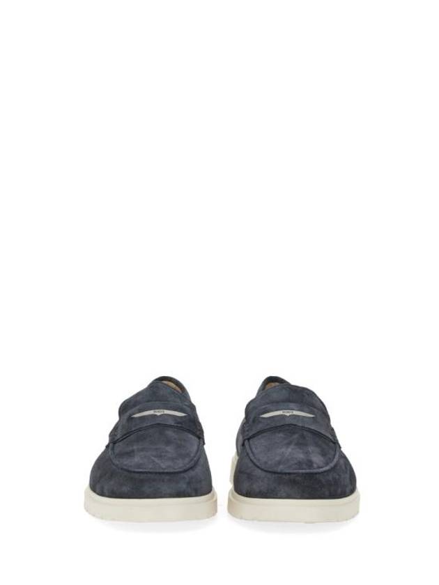 Suede Loafers Dark Blue - TOD'S - BALAAN 6