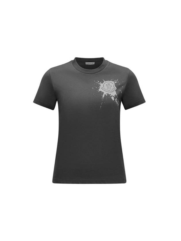 Logo T-Shirt Dark Gray - MONCLER - BALAAN 1