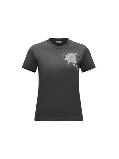 Logo T-Shirt Dark Gray - MONCLER - BALAAN 1