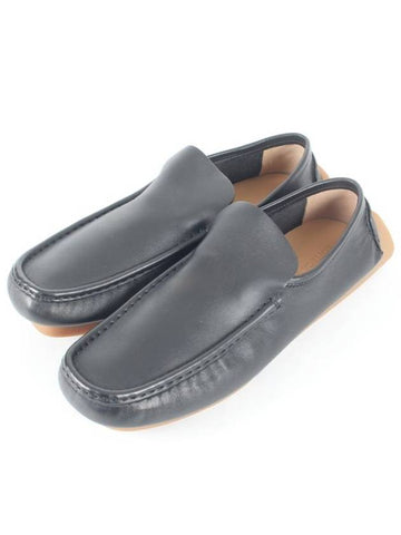 Leather driving loafers black 43 280 - BOTTEGA VENETA - BALAAN 1