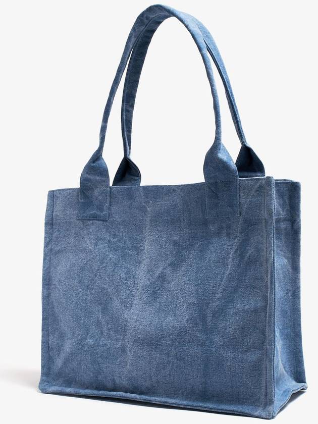 Logo Tote Bag Shoulder Bag Light Blue Women's - GANNI - BALAAN 7