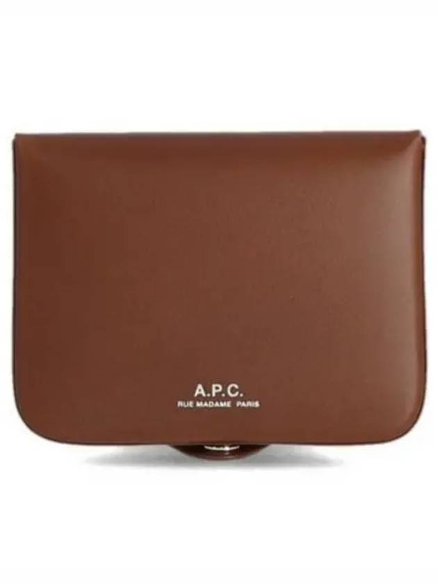 Josh Leather Coin Wallet Hazelnut - A.P.C. - BALAAN 2