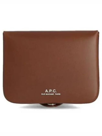 Josh Leather Coin Wallet Hazelnut - A.P.C. - BALAAN 2