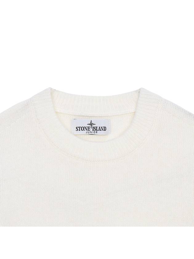 Junior Stone Island Knit Sweatshirt 8116502Z1 V0099 - STONE ISLAND - BALAAN 4