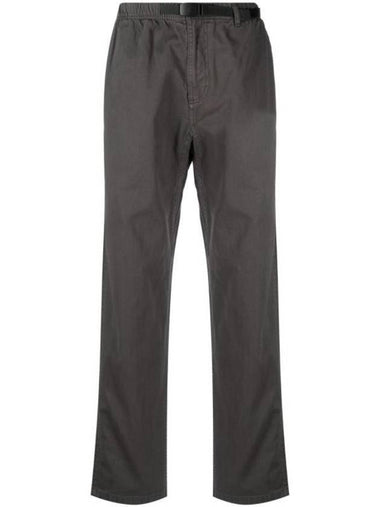 Belt Buckle Straight Pants Charcoal - GRAMICCI - BALAAN 1