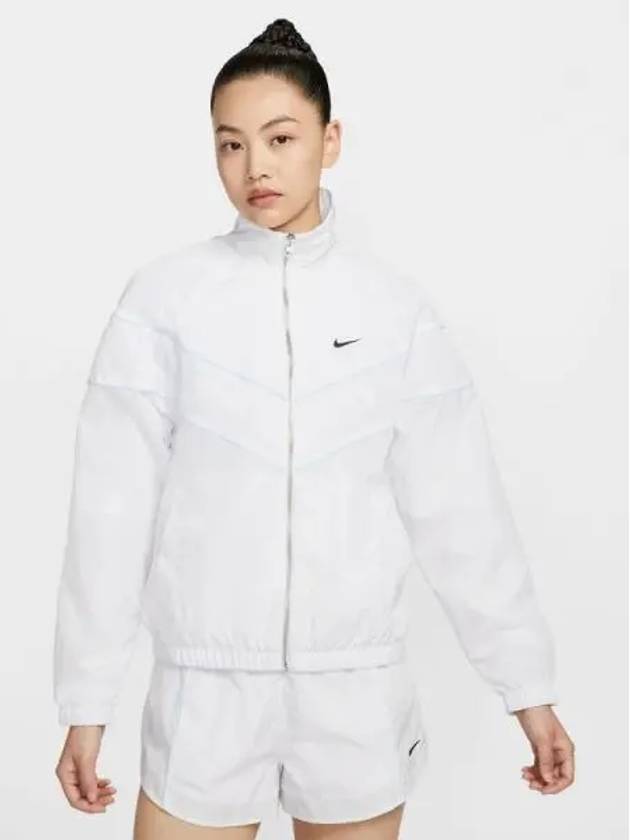 Women s Sportswear Woven UV Full Zip Jacket 100 - NIKE - BALAAN 1