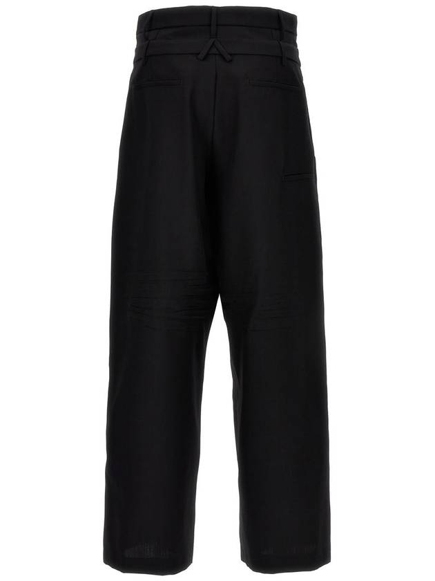 double belt virgin wool pants BMCA056F23FAB0011000 - AMBUSH - BALAAN 3