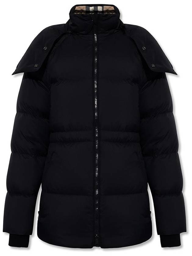 Detachable Hooded Nylon Padding Black - BURBERRY - BALAAN 2