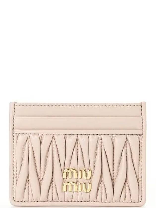 Materasse Nappa Leather Card Wallet Powder Pink - MIU MIU - BALAAN 2