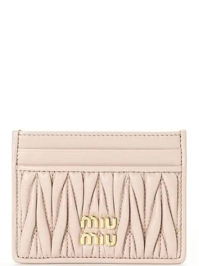 Materasse Nappa Leather Card Wallet Powder Pink - MIU MIU - BALAAN 2