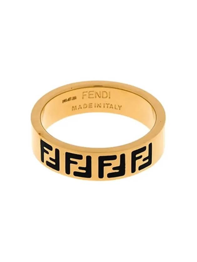 FF Logo Band Ring Gold - FENDI - BALAAN 4