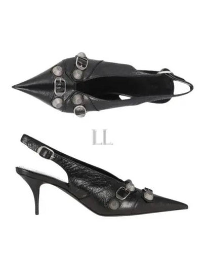 Cagole Slingback Heels Black - BALENCIAGA - BALAAN 2