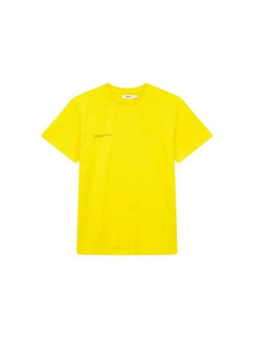 Unisex 365 Daily Cotton T Shirt Yellow - PANGAIA - BALAAN 1