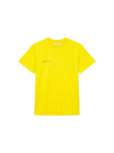 Unisex 365 Daily Cotton T Shirt Yellow - PANGAIA - BALAAN 1