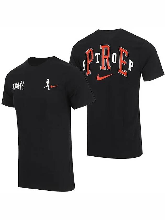 Short Sleeve T-Shirt DRI FIT Run Energy T-Shirt FV8393 010 - NIKE - BALAAN 2