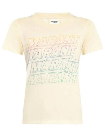 24 ZILIANI TS0148FA B1N09E 23EC Zigliani logo tee - ISABEL MARANT - BALAAN 1