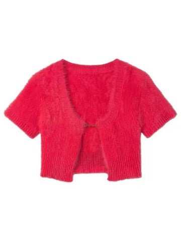 Jacquemus La Maille Neve Cardigan Pink - JACQUEMUS - BALAAN 1