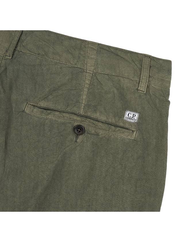 Lens Wappen Cotton Shorts Green - CP COMPANY - BALAAN 9