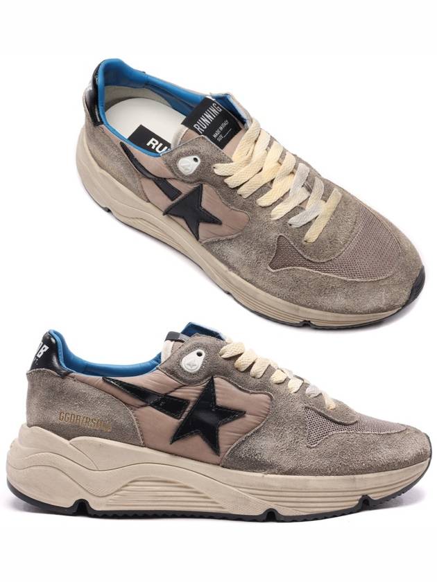 Running Sole Shiny Star Low Top Sneakers Beige - GOLDEN GOOSE - BALAAN 3