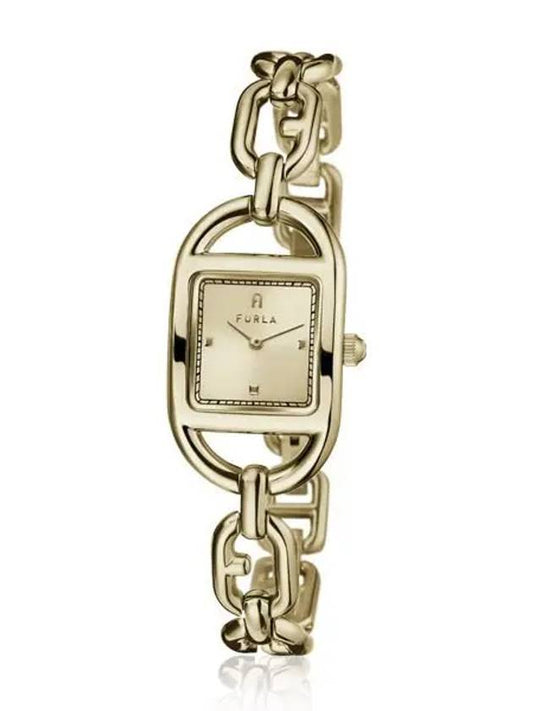 Women's Metal Watch Chain Square Logo WW00026008L2 - FURLA - BALAAN 1