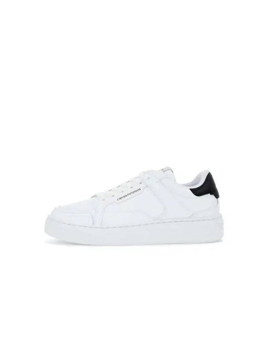 Women s Eagle Logo Platform Sneakers White 270560 - EMPORIO ARMANI - BALAAN 1