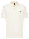 Embroidered Logo Short Sleeve Polo Shirt Ivory - MOOSE KNUCKLES - BALAAN 2