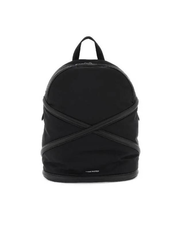 Men's Harness Logo Nylon Backpack Black - ALEXANDER MCQUEEN - BALAAN 2