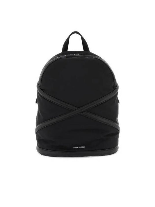 Men's Harness Logo Nylon Backpack Black - ALEXANDER MCQUEEN - BALAAN 2