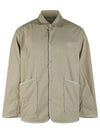 Logo Patch Nylon Jacket Beige - DANTON - BALAAN 2