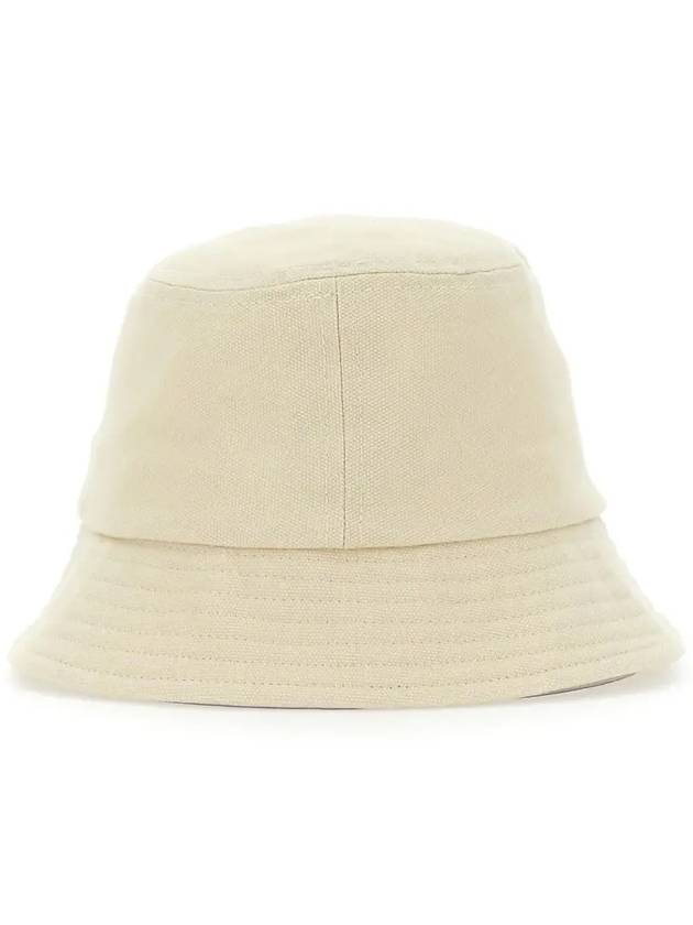 Haley Embroidered Logo Bucket Hat Ecru - ISABEL MARANT - BALAAN 5