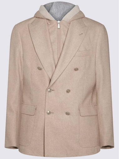 Eleventy Sand Wool Blazer - ELEVENTY MILANO - BALAAN 1