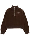 Embroider Logo Sweatshirt Brown - SPORTY & RICH - BALAAN 2