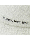 Denzi Logo Wool Bucket Hat Chalk - ISABEL MARANT - BALAAN.