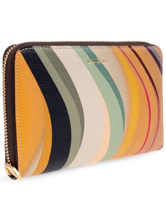 Paul Smith Leather Wallet With Printed Logo, Women's, Multicolour - PAUL SMITH - BALAAN 4