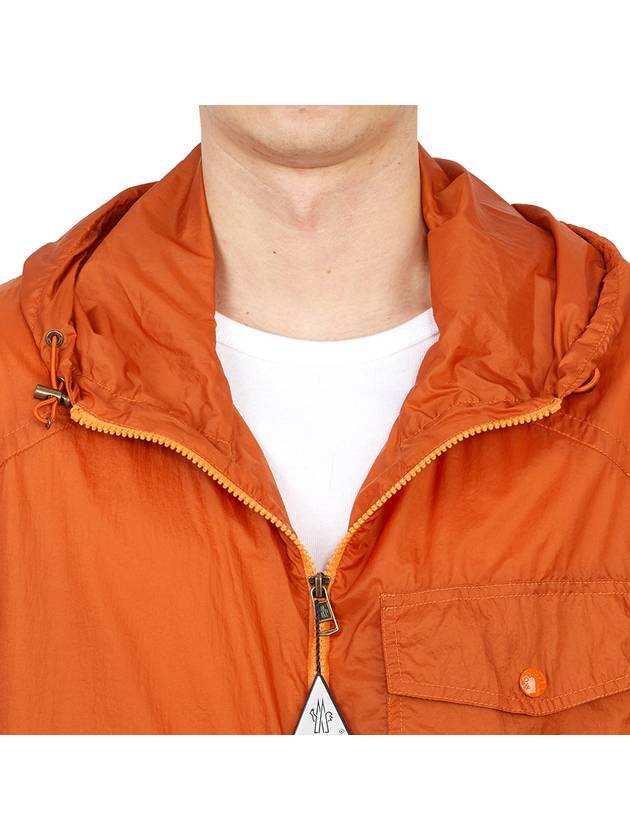 Men's Samakar Zip Up Hoodie Orange - MONCLER - BALAAN 9