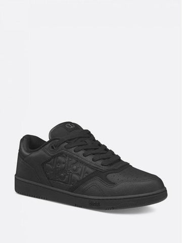 B27 Oblique Detail Low Top Sneakers Black - DIOR - BALAAN 1