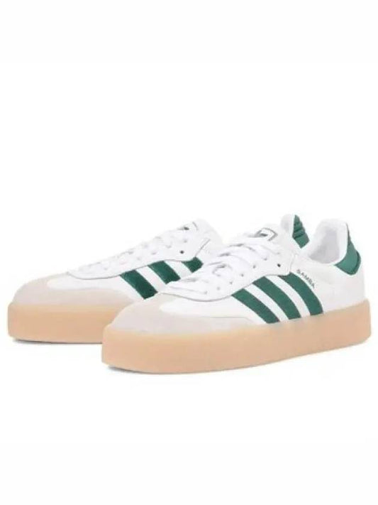 Samba Low Top Sneakers Green White - ADIDAS - BALAAN 2