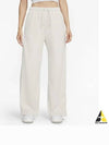 Sportswear Velour Wide Leg Track Pants Ivory - NIKE - BALAAN 2