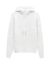 Metropolis Hooded Knit Top White - CP COMPANY - BALAAN 2