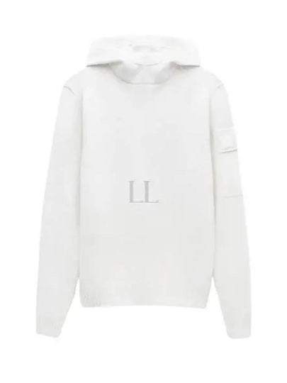 Metropolis Hooded Knit Top White - CP COMPANY - BALAAN 2