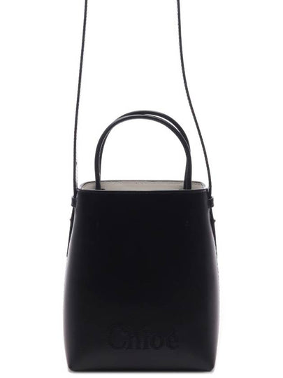 Sense Micro Calfskin Tote Bag Black - CHLOE - BALAAN 2