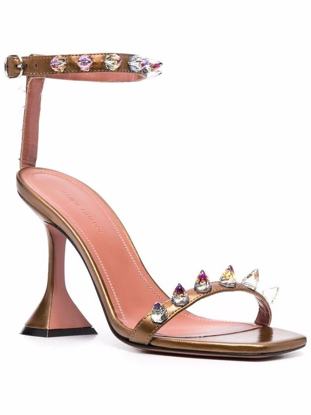 Amina Muaddi Sandals Brown - AMINA MUADDI - BALAAN 4